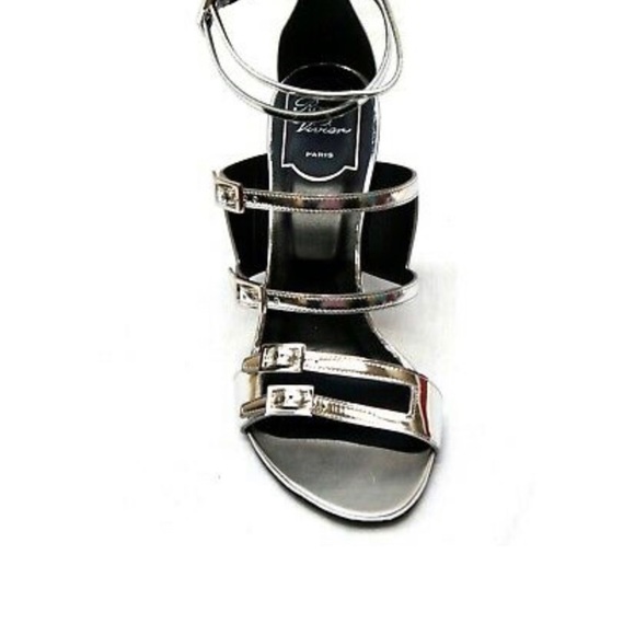 Roger Vivier Women Sandals In Silver High Hills - Picture 4 of 7
